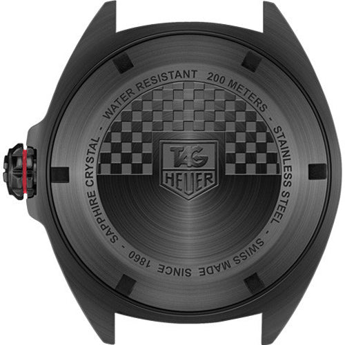 Tag Heuer Formula 1 Automatic Black Dial Black Rubber Strap Watch for Men - WAZ2115.FT8023