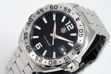 Tag Heuer Formula 1 Stainless Steel 41mm Black Dial Silver Steel Strap Watch for Men - WAZ1112.BA0875