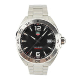 Tag Heuer Formula 1 Stainless Steel 41mm Black Dial Silver Steel Strap Watch for Men - WAZ1112.BA0875