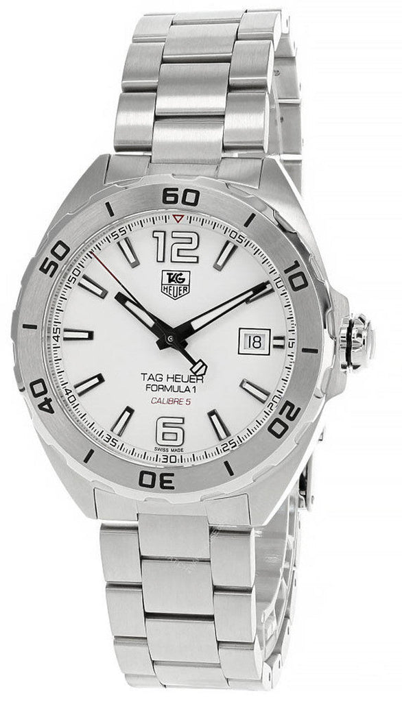 Tag Heuer Formula 1 White Dial Watch for Men - WAZ2114.BA0875
