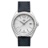 Tag Heuer Formula 1 Quartz Diamonds Mother of Pearl Dial Blue Leather Strap Watch for Women - WBJ131A.FC8251