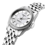 Tissot Ballade Powermatic 80 Automatic Mother of Pearl Dial Silver Steel Strap Watch For Women - T108.208.11.117.00