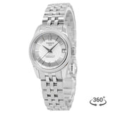 Tissot Ballade Powermatic 80 Automatic Mother of Pearl Dial Silver Steel Strap Watch For Women - T108.208.11.117.00