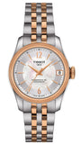 Tissot Ballade Powermatic 80 Cosc Mother of Pearl Dial Two Tone Steel Strap Watch For Women - T108.208.22.117.01