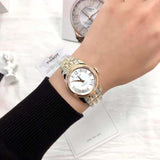 Tissot Ballade Powermatic 80 Mother of Pearl Silver Dial Two Tone Steel Strap Watch For Women - T108.208.22.117.00