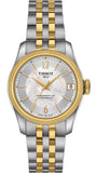 Tissot Ballade Powermatic 80 Mother of Pearl Silver Dial Two Tone Steel Strap Watch For Women - T108.208.22.117.00