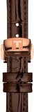 Tissot Bellissima Automatic Silver Dial Brown Leather Strap Watch For Women - T126.207.36.013.00