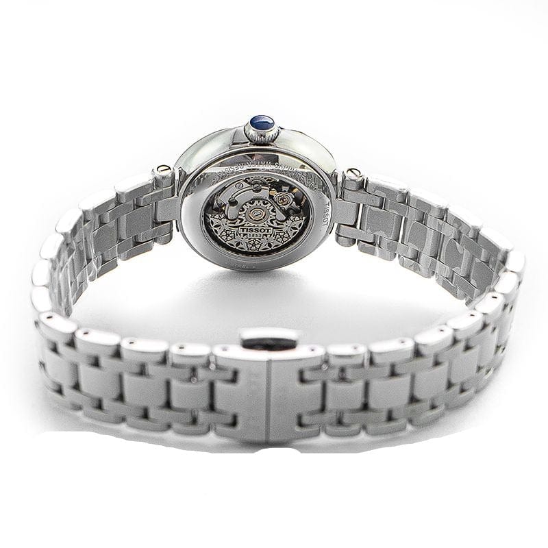 Tissot Bellissima Automatic Silver Dial Silver Steel Strap Watch For Women - T126.207.11.013.00