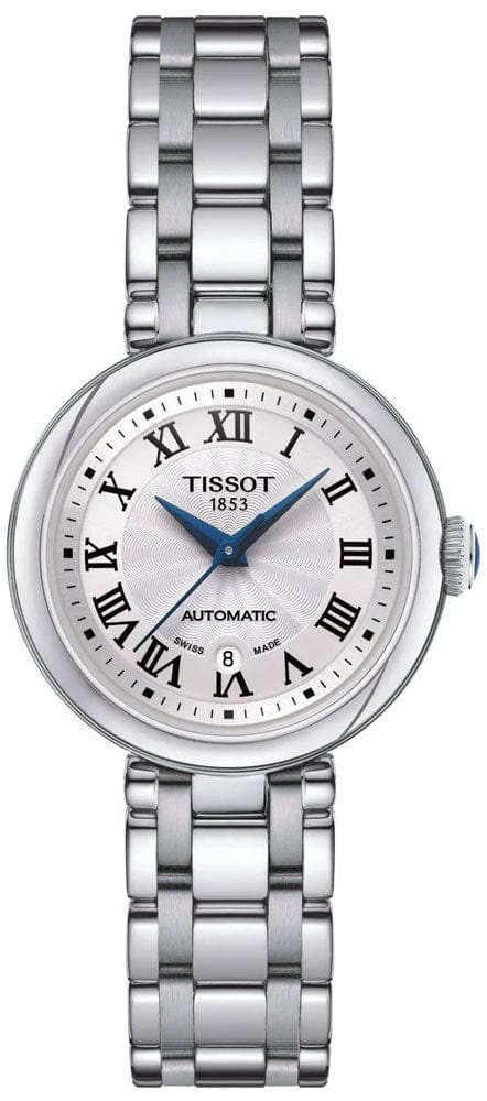 Tissot Bellissima Automatic Silver Dial Silver Steel Strap Watch For Women - T126.207.11.013.00