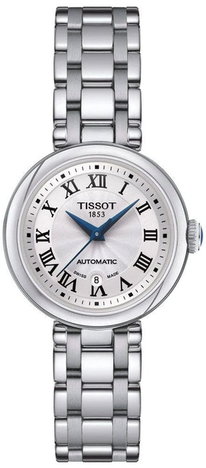 Tissot Bellissima Automatic Silver Dial Silver Steel Strap Watch For Women - T126.207.11.013.00