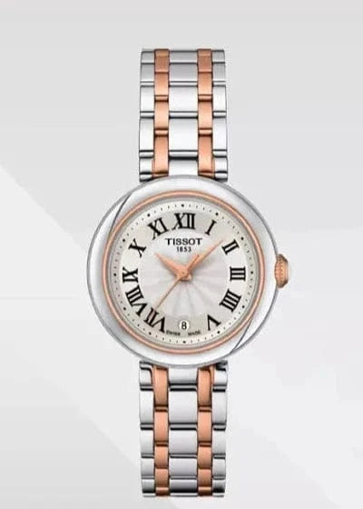 Tissot Bellissima Small Lady White Dial Two Tone Steel Strap Watch For Women - T126.010.22.013.01