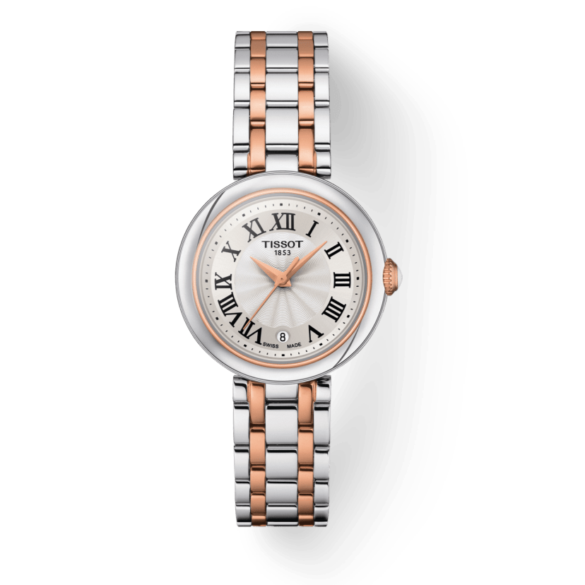 Tissot Bellissima Small Lady White Dial Two Tone Steel Strap Watch For Women - T126.010.22.013.01