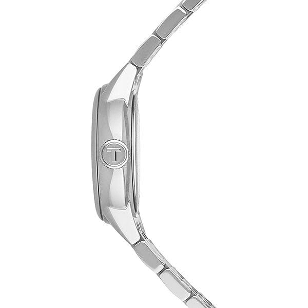 Tissot Carson Automatic Black Dial Silver Steel Strap Watch For Women - T085.207.11.051.00