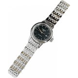 Tissot Carson Automatic Black Dial Silver Steel Strap Watch For Women - T085.207.11.051.00
