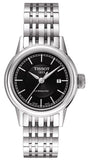 Tissot Carson Automatic Black Dial Silver Steel Strap Watch For Women - T085.207.11.051.00