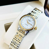 Tissot Carson Automatic Silver Dial Two Tone Steel Strap Watch For Women - T085.207.22.011.00