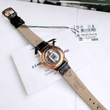Tissot Carson Automatic White Dial Brown Leather Strap Watch For Women - T085.207.36.011.00