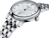 Tissot Carson Premium Automatic Lady Diamonds Silver Dial Silver Steel Strap Watch for Women - T122.207.11.036.00