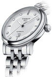 Tissot Carson Premium Automatic Lady Diamonds Silver Dial Silver Steel Strap Watch for Women - T122.207.11.036.00