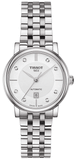Tissot Carson Premium Automatic Lady Diamonds Silver Dial Silver Steel Strap Watch for Women - T122.207.11.036.00