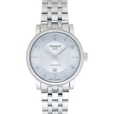 Tissot Carson Premium Automatic Lady Diamonds Silver Dial Silver Steel Strap Watch for Women - T122.207.11.036.00