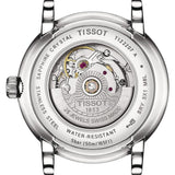 Tissot Carson Premium Automatic Lady Silver Dial Black Leather Strap Watch for Women - T122.207.16.033.00