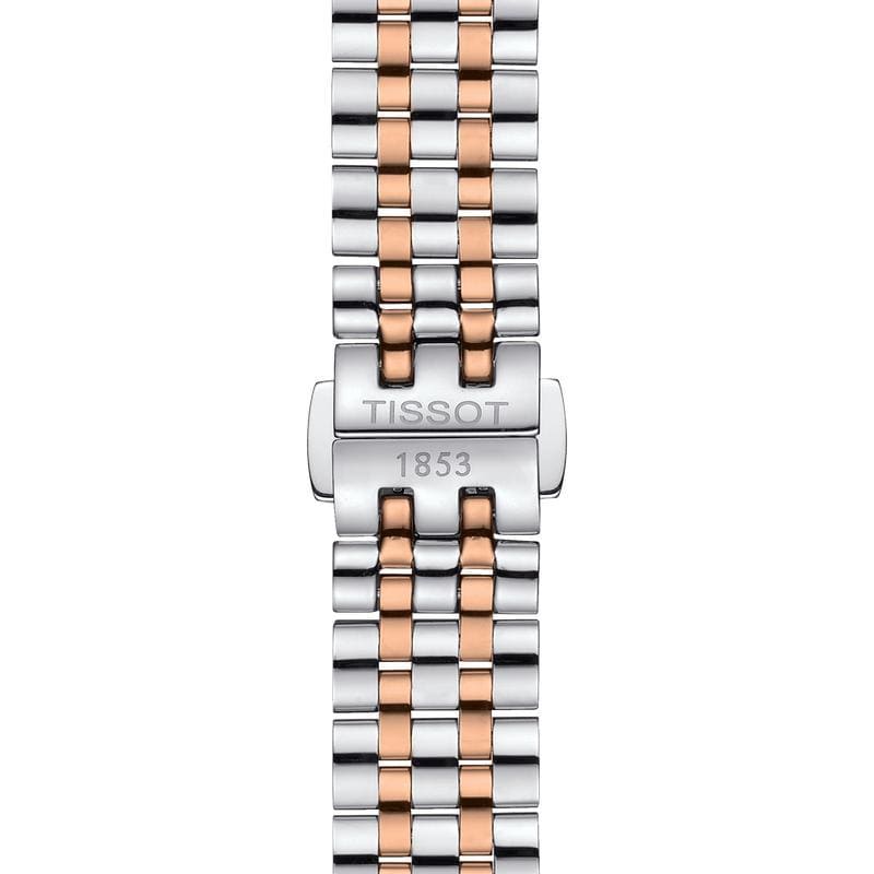 Tissot Carson Premium Lady Silver Dial Two Tone Steel Strap Watch For Women - T122.210.22.033.01