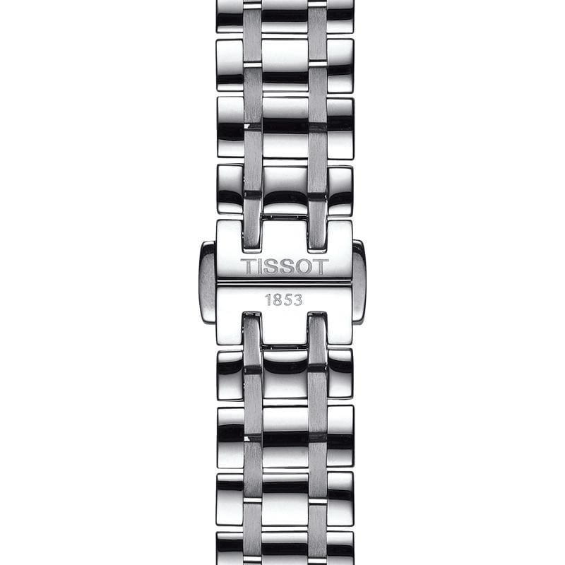 Tissot Chemin Des Tourelles Powermatic 80 Helvetic Silver Dial Silver Steel Strap Watch For Women - T099.207.11.116.00