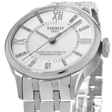 Tissot Chemin Des Tourelles Powermatic 80 Helvetic Silver Dial Silver Steel Strap Watch For Women - T099.207.11.116.00