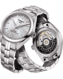 Tissot Chemin Des Tourelles Powermatic 80 Helvetic Silver Dial Silver Steel Strap Watch For Women - T099.207.11.116.00