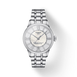 Tissot Chemin Des Tourelles Powermatic 80 Helvetic Silver Dial Silver Steel Strap Watch For Women - T099.207.11.116.00