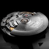 Tissot Chemin Des Tourelles Powermatic 80 Lady Brown Dial Brown Leather Strap Watch For Women - T099.207.36.447.00