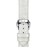 Tissot Chemin Des Tourelles Powermatic 80 Lady White Dial White Leather Strap Watch For Women - T099.207.16.116.00