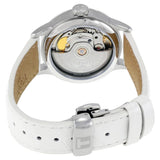 Tissot Chemin Des Tourelles Powermatic 80 Lady White Dial White Leather Strap Watch For Women - T099.207.16.116.00