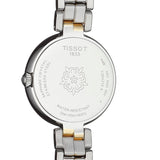 Tissot Flamingo Mother of Pearl White Dial Two Tone Steel Strap Watch For Women - T094.210.22.111.01