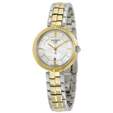 Tissot Flamingo Mother of Pearl White Dial Two Tone Steel Strap Watch For Women - T094.210.22.111.01