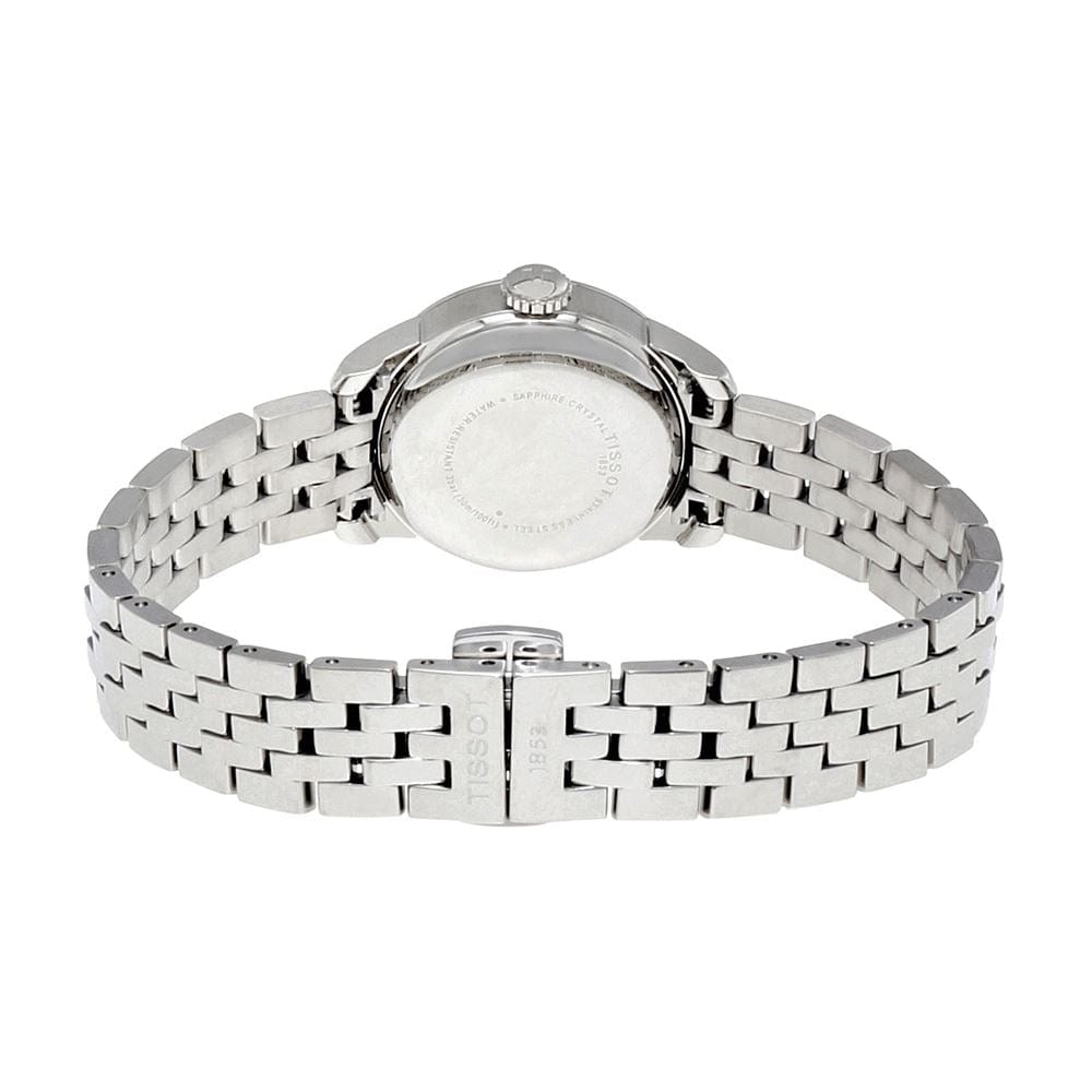 Tissot Le Locle Automatic Double Happiness Lady Silver Dial Silver Steel Strap Watch For Women - T41.1.183.35
