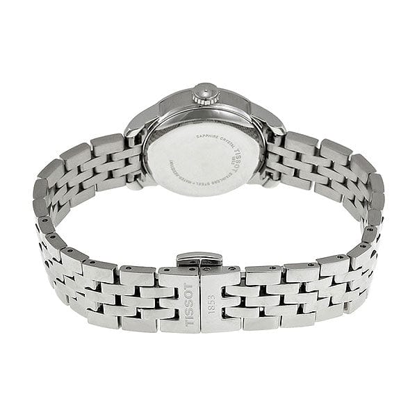 Tissot Le Locle Automatic Double Happiness Lady Silver Dial Silver Steel Strap Watch For Women - T41.1.183.35