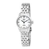 Tissot Le Locle Automatic Double Happiness Lady Silver Dial Silver Steel Strap Watch For Women - T41.1.183.35