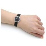 Tissot Le Locle Automatic Lady Black Dial Black Leather Strap Watch for Women - T41.1.123.57