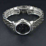 Tissot Le Locle Automatic Lady Black Dial Silver Steel Strap Watch For Women - T006.207.11.058.00