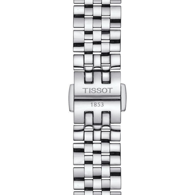 Tissot Le Locle Automatic Lady Black Dial Silver Steel Strap Watch For Women - T006.207.11.058.00