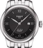 Tissot Le Locle Automatic Lady Black Dial Silver Steel Strap Watch For Women - T006.207.11.058.00