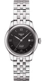 Tissot Le Locle Automatic Lady Black Dial Silver Steel Strap Watch For Women - T006.207.11.058.00