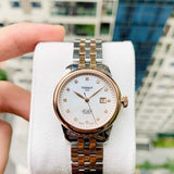 Tissot Le Locle Automatic Lady Mother of Pearl Dial Two Tone Steel Strap Watch For Women - T006.207.22.116.00