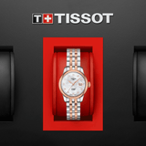 Tissot Le Locle Automatic Lady Mother of Pearl Dial Two Tone Steel Strap Watch For Women - T006.207.22.116.00