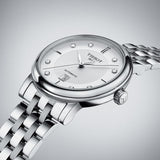 Tissot Le Locle Automatic Lady Silver Dial Silver Steel Strap Watch For Women - T006.207.11.036.00