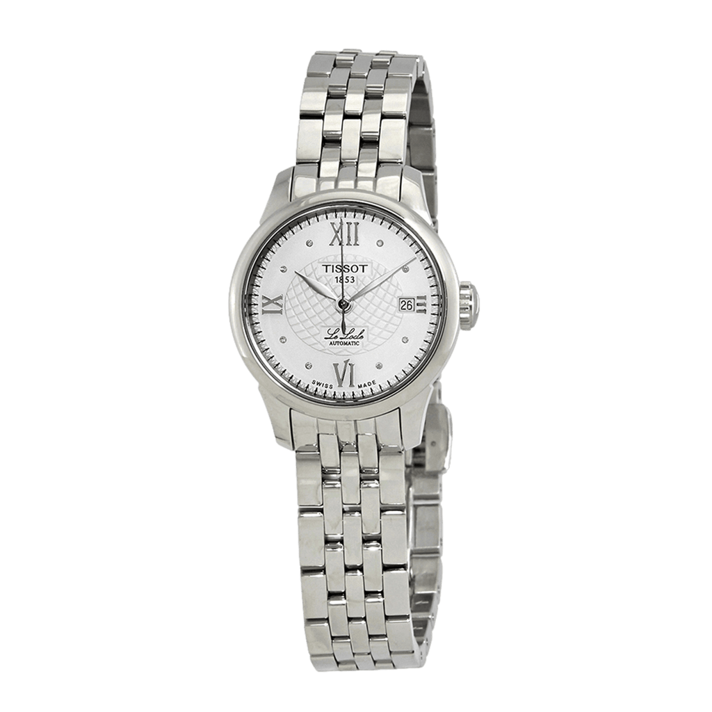 Tissot Le Locle Automatic Lady Silver Dial Silver Steel Strap Watch For Women - T41.1.183.16