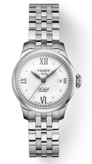 Tissot Le Locle Automatic Lady Silver Dial Silver Steel Strap Watch For Women - T41.1.183.16