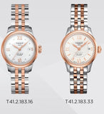 Tissot Le Locle Automatic Lady Silver Dial Two Tone Steel Strap Watch For Women - T41.2.183.16